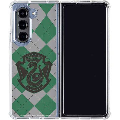 Wizarding World Harry Potter Slytherin Crest Galaxy Z Fold5 5G Clear Case